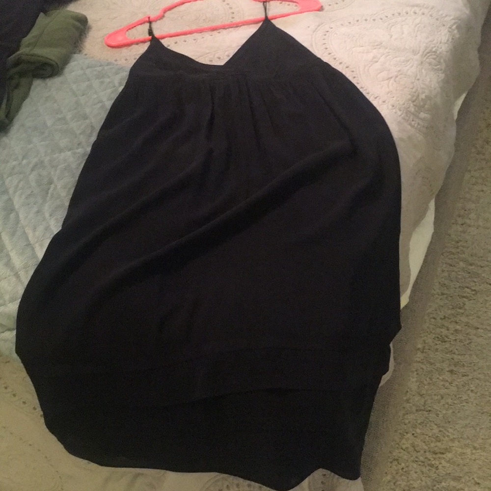 Black, Silk Cocktail Dress